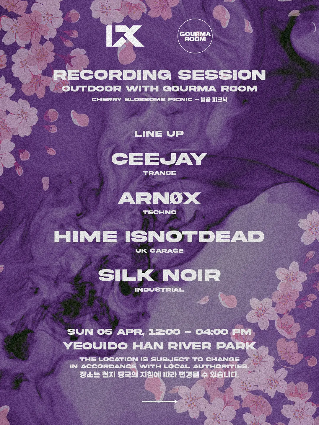 Recording Session - Cherry Blossoms Picnic